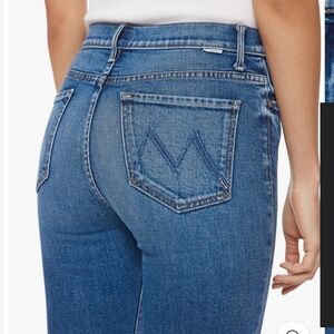 NWT$268 Mother Denim Flared Jeans- The Super Cruiser in Smashing Banjos Sz 29